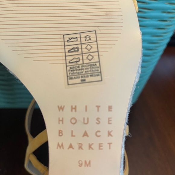 NWOT White House Black Market Strappy Wedge Sandals - Picture 7 of 8